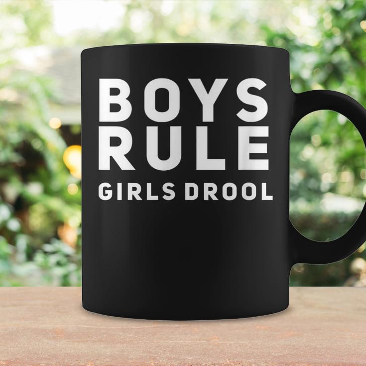 Boys Rule Girls Drool Unique Top CoolCoffee Mug Gifts ideas