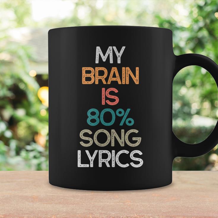 My Brain Is 90 Song Lyrics Lyricist Coffee Mug Gifts ideas