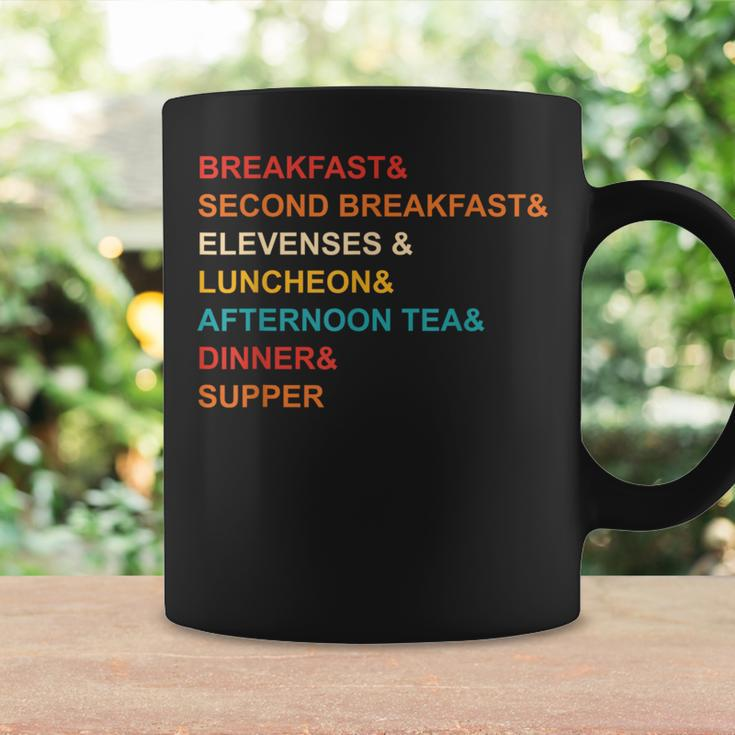 Breakfast& Second Breakfast& Elevenses & Luncheon Quote Coffee Mug Gifts ideas