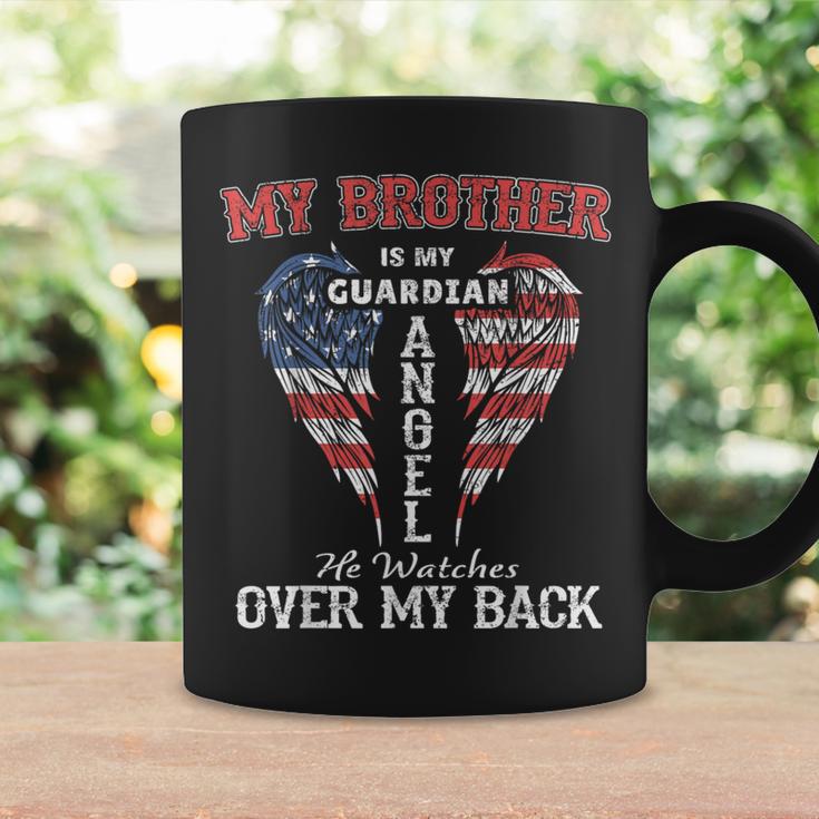 My Brother Is My Guardian Angel He Watches Over My Back Coffee Mug Gifts ideas