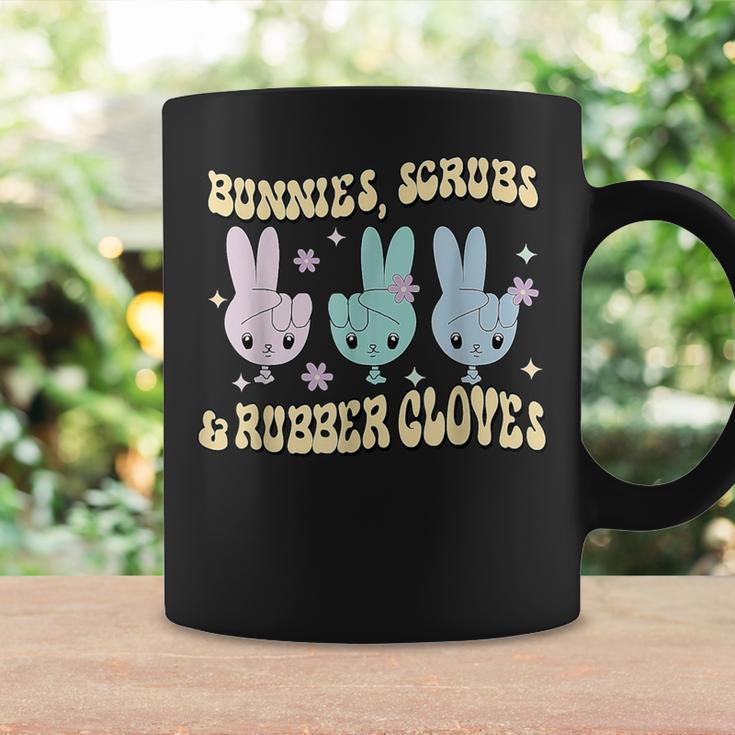 Bunnies Glove Cute Easter Nurse Medical Cna School Nurse Coffee Mug Gifts ideas