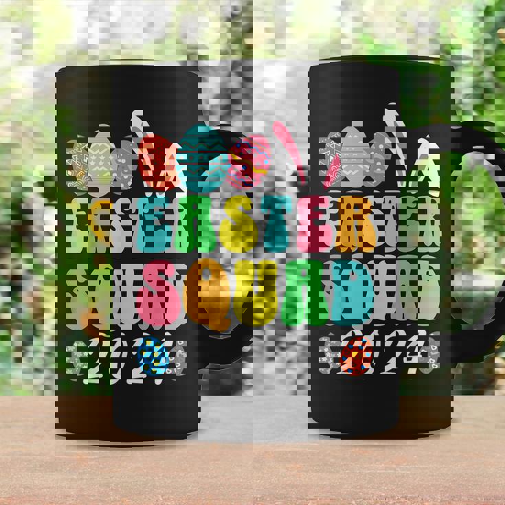 Bunny Egg Hunt Matching Group Easter Squad Coffee Mug Gifts ideas