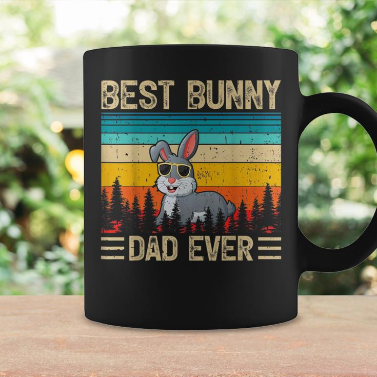 Bunny Vintage Best Bunny Dad Ever Father's Day Coffee Mug Gifts ideas