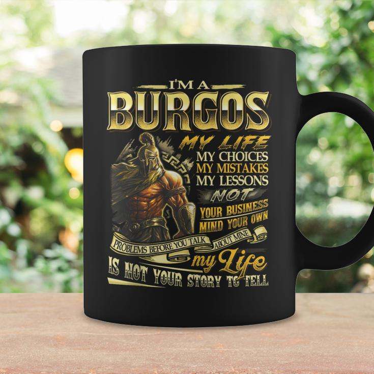 Burgos Family Name Burgos Last Name Team Coffee Mug Gifts ideas