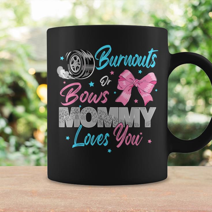 Burnouts Or Bows Mommy Loves You Gender Reveal Party Coffee Mug Gifts ideas