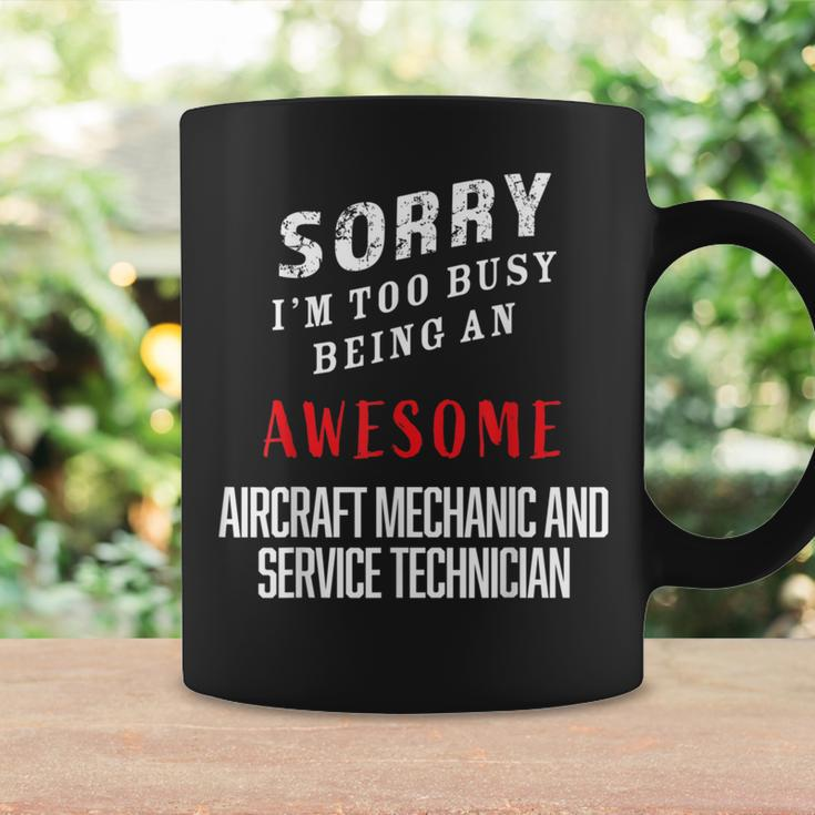 Busy Being Awesome Aircraft Mechanics Service Technicians Coffee Mug Gifts ideas