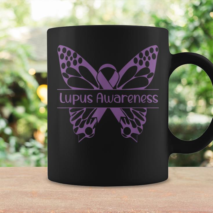 Butterfly Lupus Awareness Month Family Support Wear Matching Coffee Mug Gifts ideas