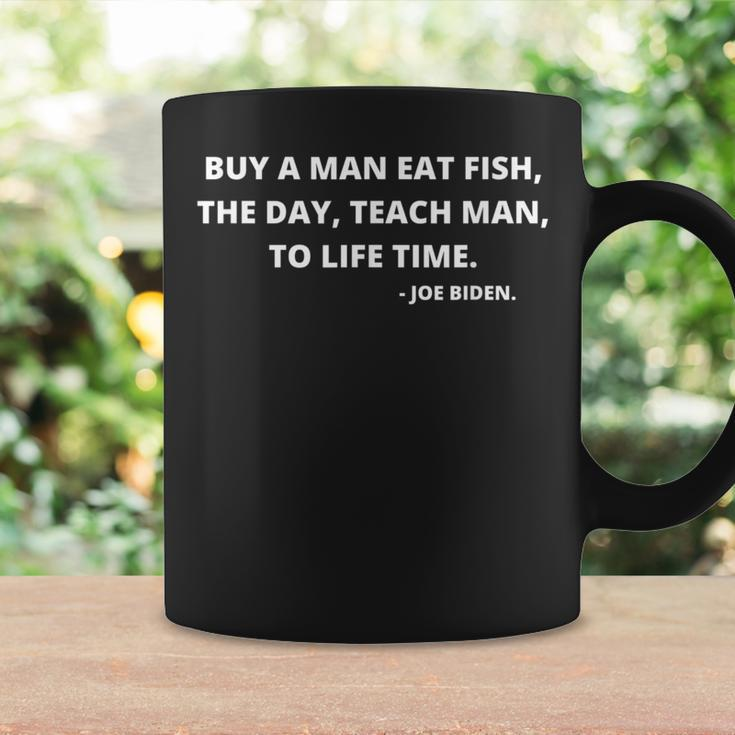 Buy A Man Eat Fish Quote Coffee Mug Gifts ideas