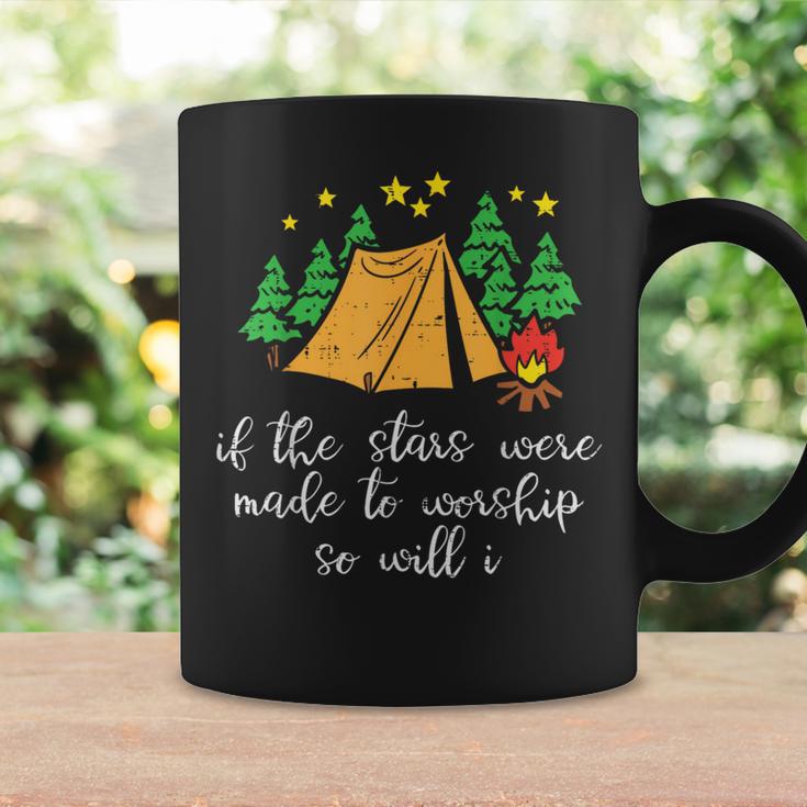 Camping Stars Made To Worship Christian Camper Kid Coffee Mug Gifts ideas