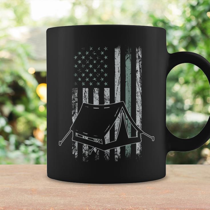 The Camping Usa Flag Retro Bushcraft Camping Coffee Mug Gifts ideas