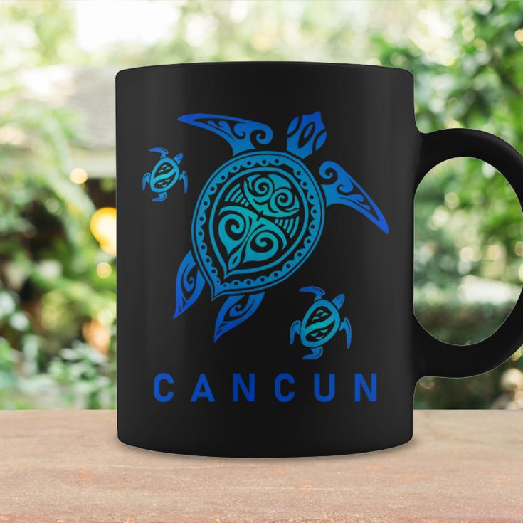 Cancun Mexico Sea Blue Tribal Turtle Coffee Mug Gifts ideas