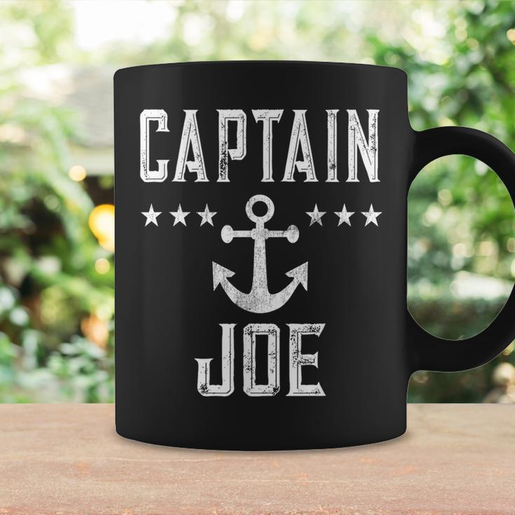 Captain Joe Retro Personalized Nautical Boating Lover Coffee Mug Gifts ideas