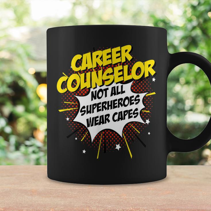 Career Counselor Superhero Comic Superpower Coffee Mug Gifts ideas