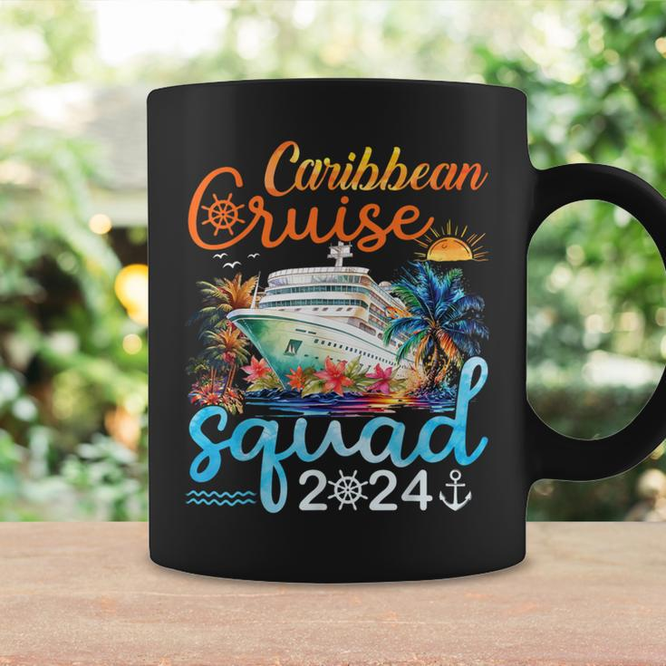 Caribbean Cruise Squad 2024 Family Matching Group Vacation Coffee Mug Gifts ideas