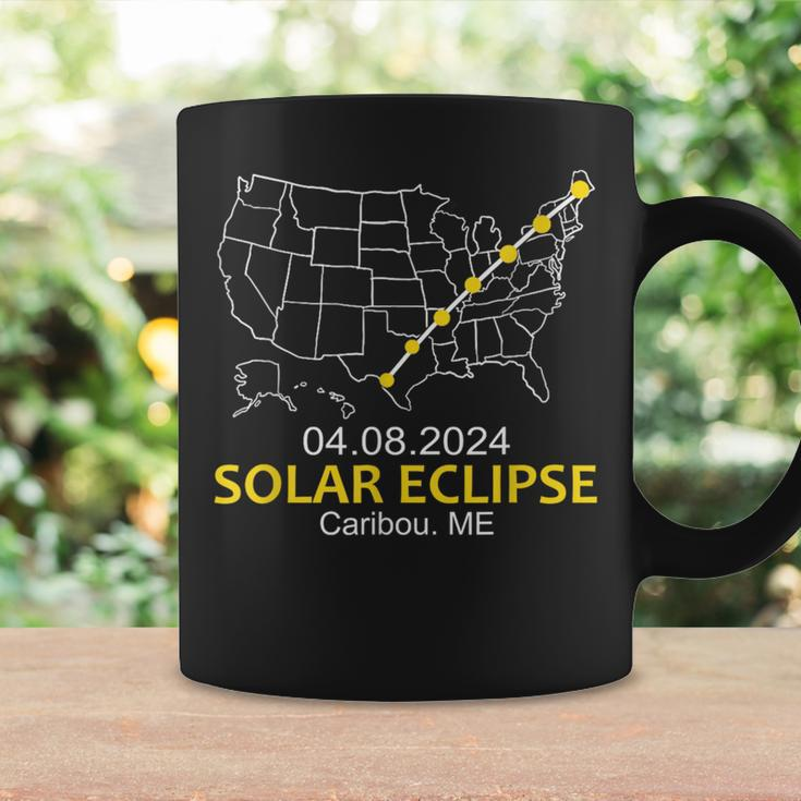 Caribou Maine Total Solar Eclipse 2024 Coffee Mug Gifts ideas