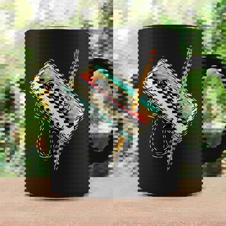 Cassette Fiesta Des Los 80 90 Retro Disfraz Taza de café Ideas de regalos