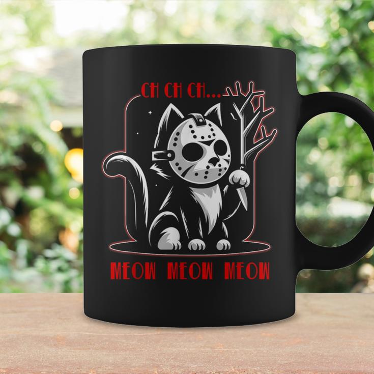 Graphic Cat Animal Horror Movie Cute Kitten Meow Coffee Mug Gifts ideas