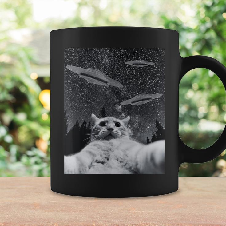 Cat Selfie With Ufo Cat Alien Ufo Coffee Mug Gifts ideas