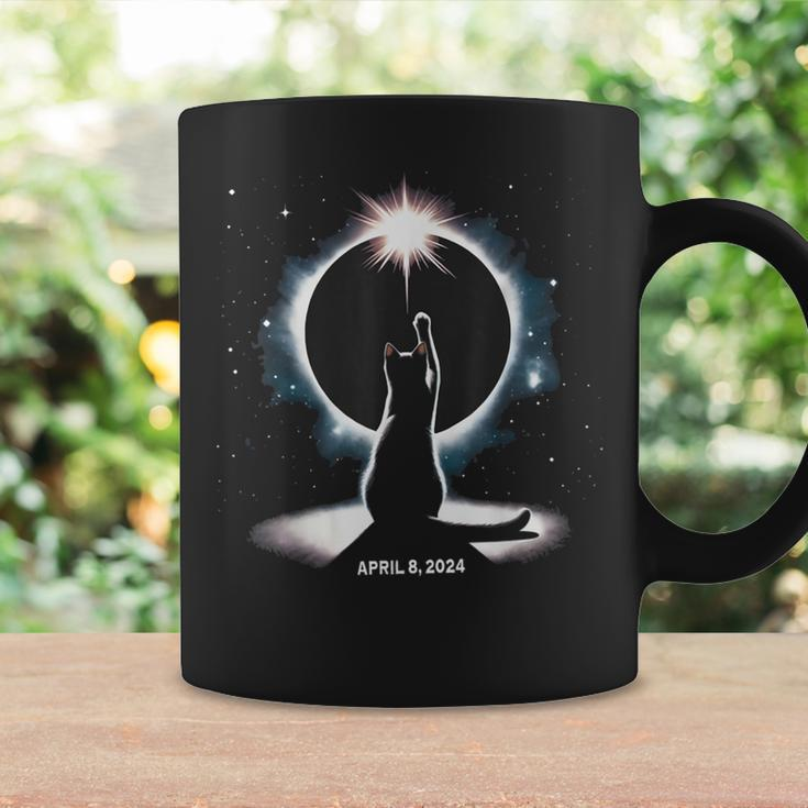 Cat Solar Eclipse April 8 2024 Total Solar Eclipse Astronomy Coffee Mug Gifts ideas