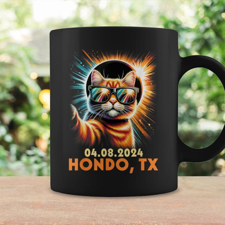 Cat Taking A Selfie Total Solar Eclipse 2024 Hondo Texas Coffee Mug Gifts ideas