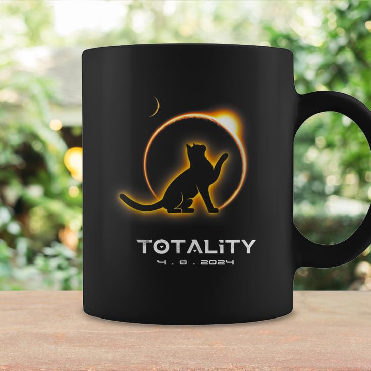 Cat Totality 4082024 Total Solar Eclipse 2024 Coffee Mug Gifts ideas