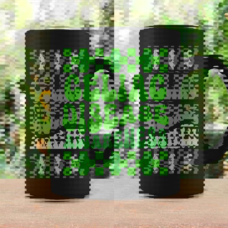 Celiac Disease Awareness Green Ribbon Gluten Coffee Mug Gifts ideas