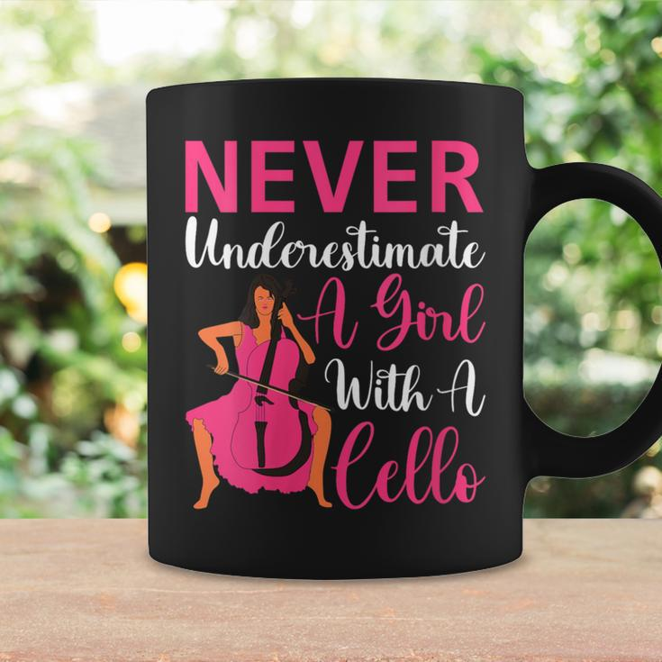 Cello Player Never Underestimate A Girl With A Cello Coffee Mug Gifts ideas