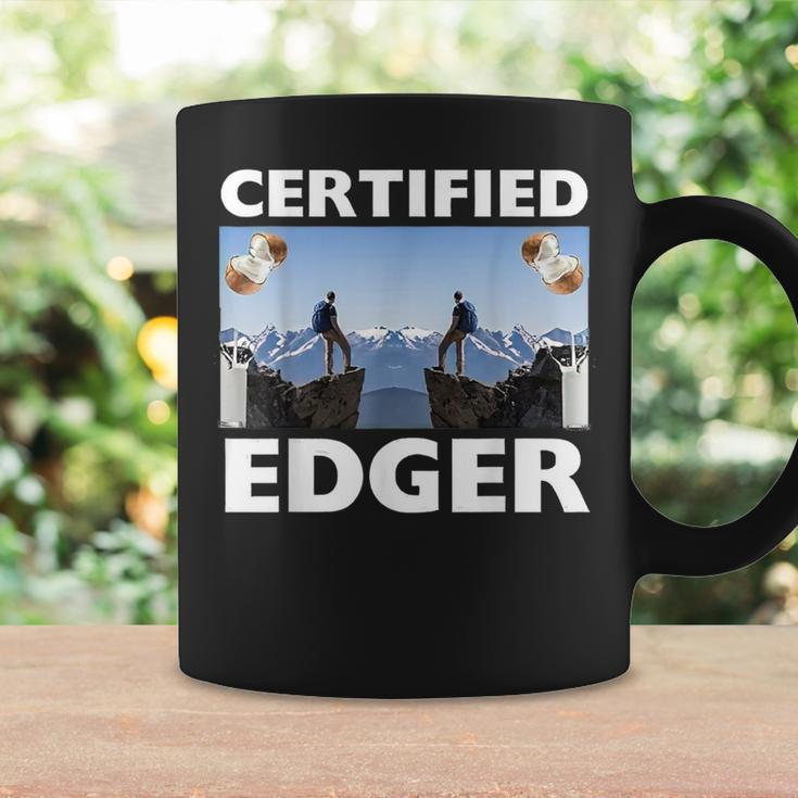 Certified Edger Offensive Meme For Women Coffee Mug Gifts ideas