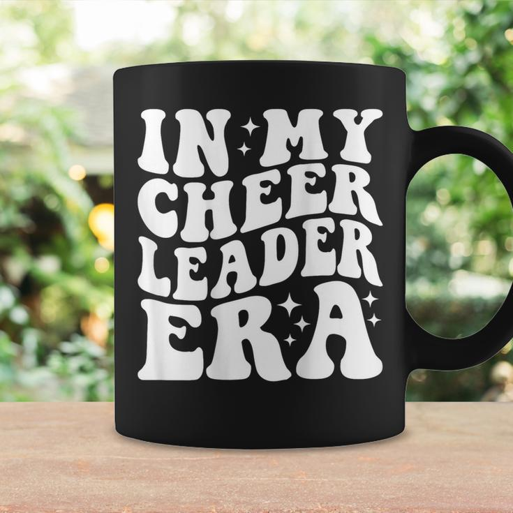 In My Cheerleader Era Groovy Football Cheer Leader Mom Coach Coffee Mug Gifts ideas
