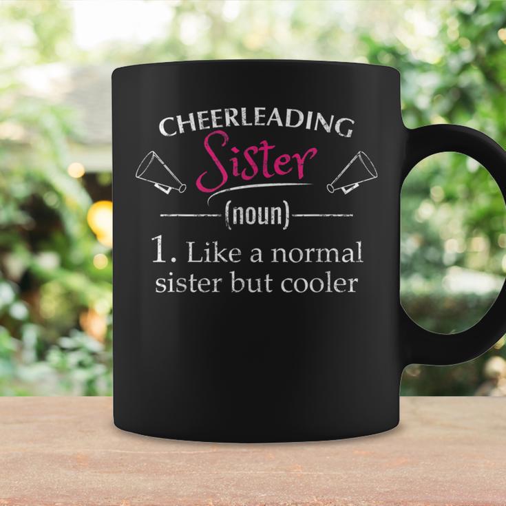 Cheerleading Sister Cheering Sport Lovers Sis Cheer Sister Coffee Mug Gifts ideas