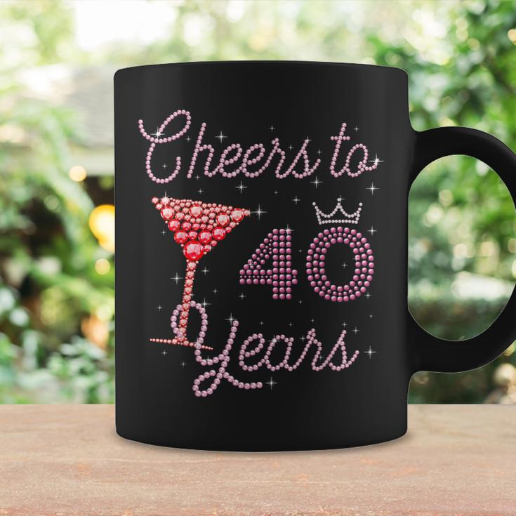 Cheers To 40 Years 40Th Birthday 40 Years Old Bday Coffee Mug Gifts ideas