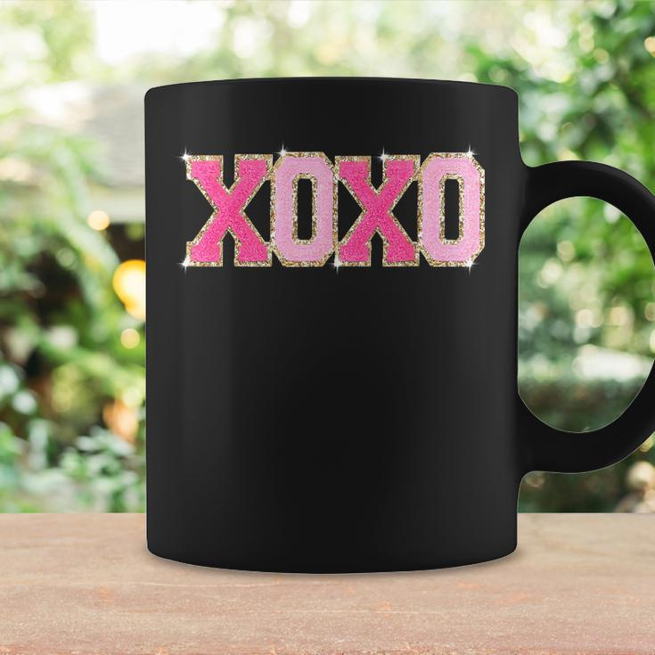 Chenille Patch Sparkling Xoxo Valentines Day Heart Love Coffee Mug Gifts ideas