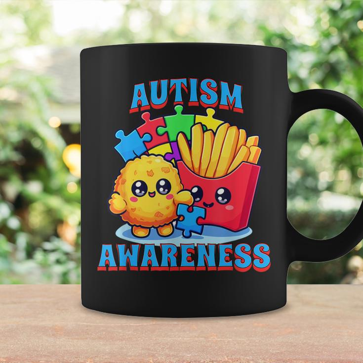 Chicken Nugget And French Fries Autism Awareness Coffee Mug Gifts ideas