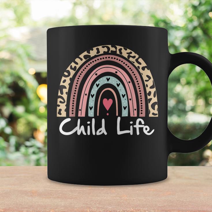 Child Life Specialist Advocate Rainbow Leopard Child Month Coffee Mug Gifts ideas