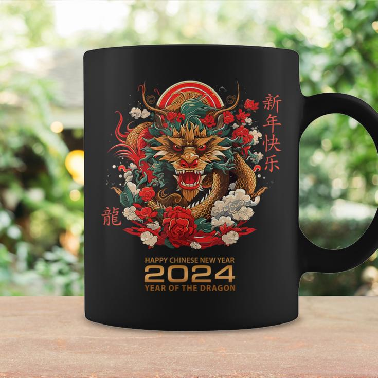Chinese Lunar New Year Traits Asian 2024 Year Of The Dragon Coffee Mug Gifts ideas