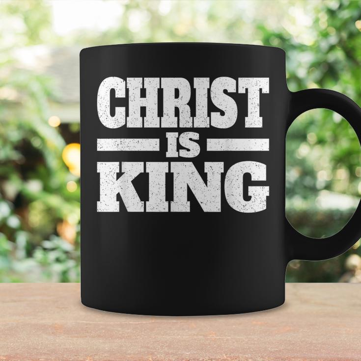 Christ Is King Jesus Is King Christian Faith Coffee Mug Gifts ideas