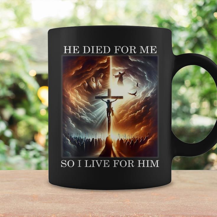 Christian Bible Verse Jesus Died For Me Good Friday Coffee Mug Gifts ideas
