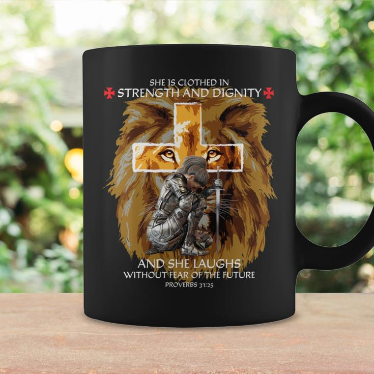 Christian Sayings Verses Lion Judah Cross Proverbs 31 Coffee Mug Gifts ideas
