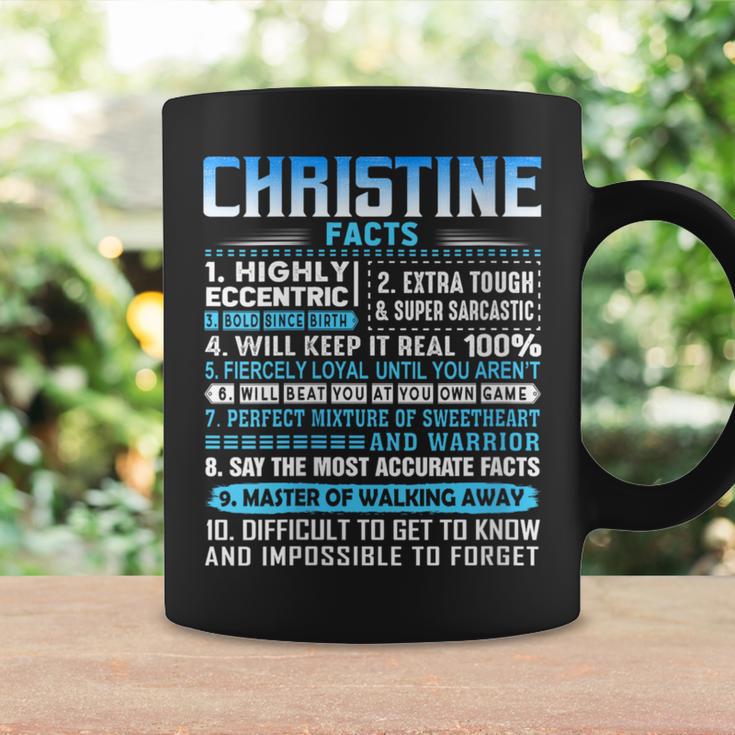 Christine Name Facts Personalized Name Birthday Coffee Mug Gifts ideas