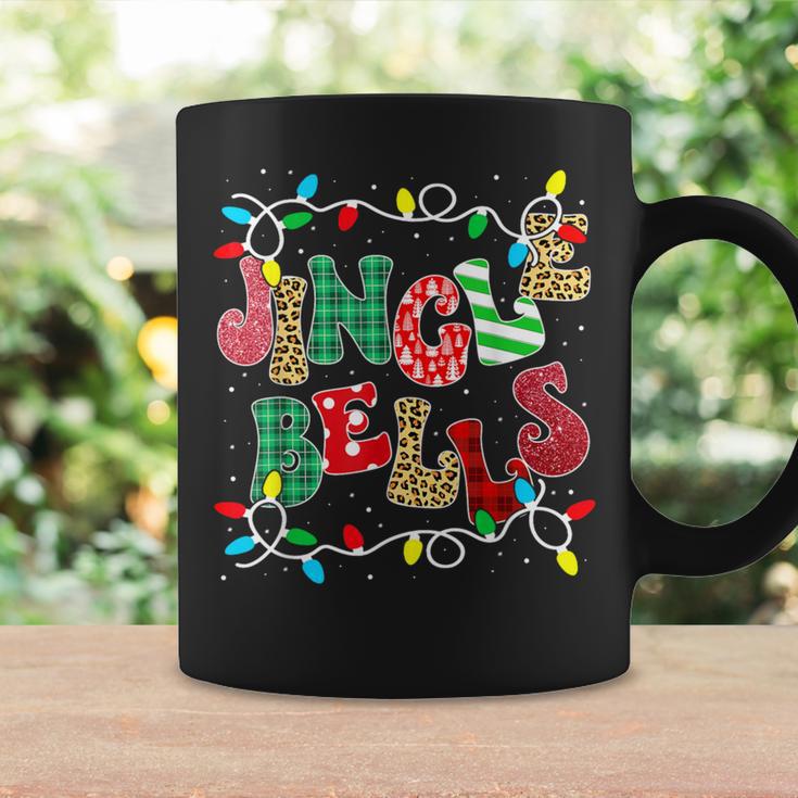 Christmas Red Plaid Jingle Bells Christmas Family Pajama Coffee Mug Gifts ideas