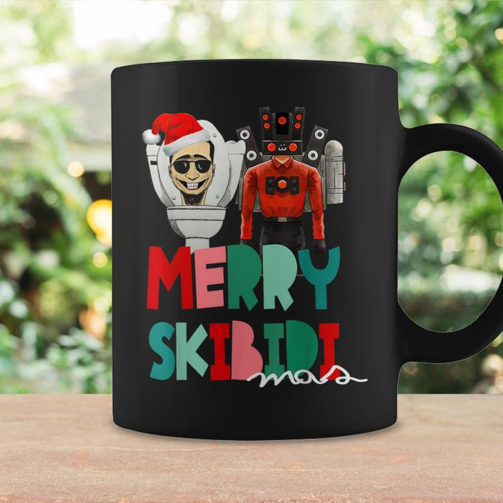 Christmas Santa Skibidi Toilet Cameraman Speakerman Tvman Coffee Mug Gifts ideas