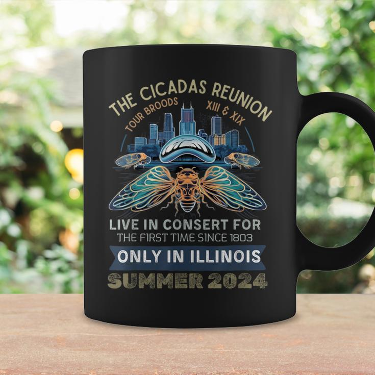 Cicada Concert Tour 2024 Illinois Cicada Broods Coffee Mug Gifts ideas