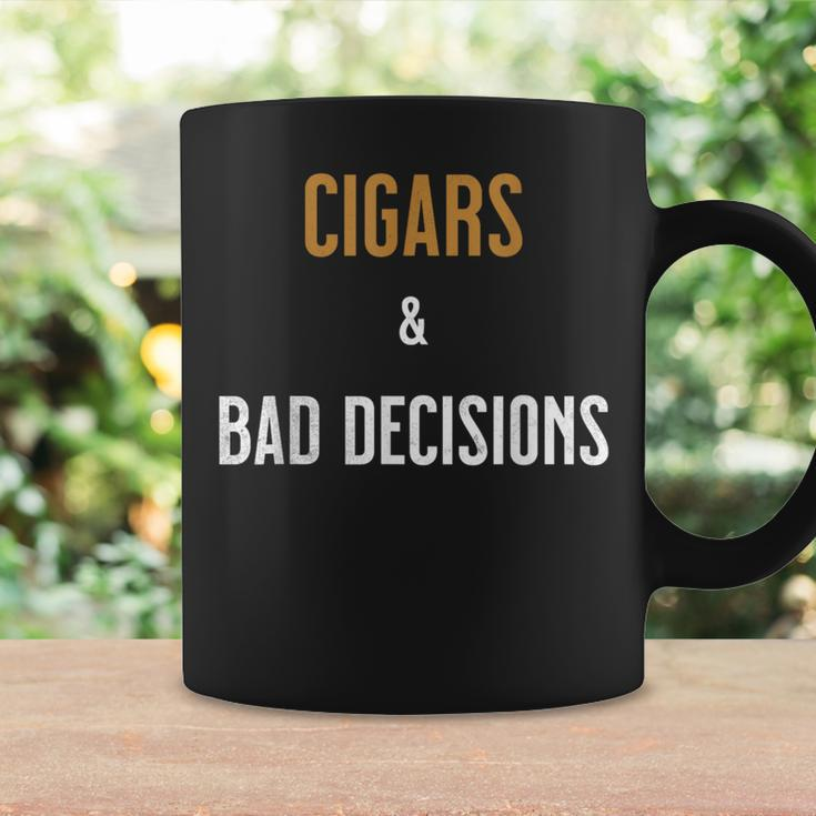 Cigars And Bad Decisions Vintage Old Coffee Mug Gifts ideas