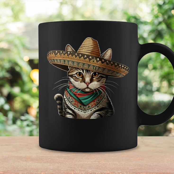 Cinco De Mayo Cat Party Mexican Sombrero Cat Lover Women Coffee Mug Gifts ideas