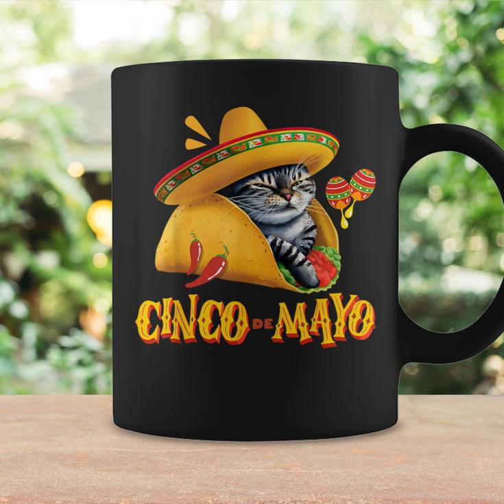 Cinco De Mayo Mexican Fiesta 5 De Mayo Taco Cat Coffee Mug Gifts ideas