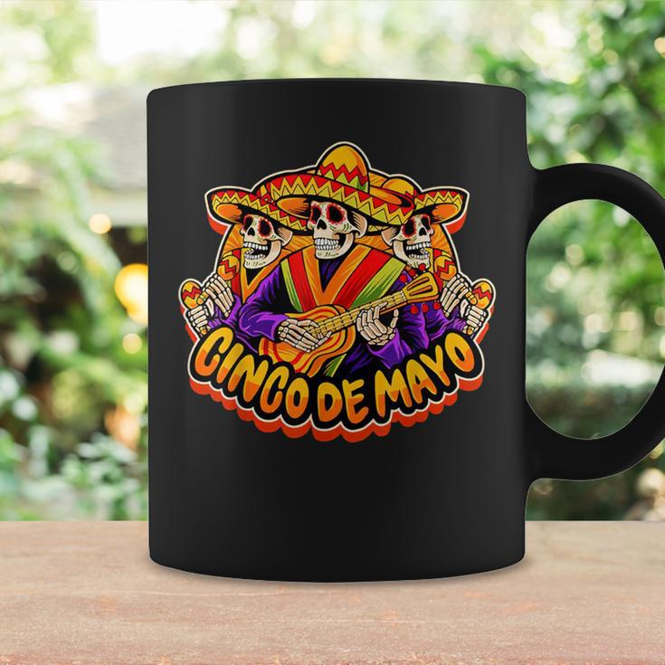 Cinco De Mayo Skeleton Guitar Music Lover Coffee Mug Gifts ideas