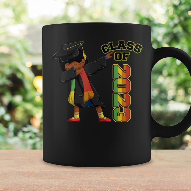 Class Of 2023 Graduation Dabbing African American Girl Coffee Mug Gifts ideas