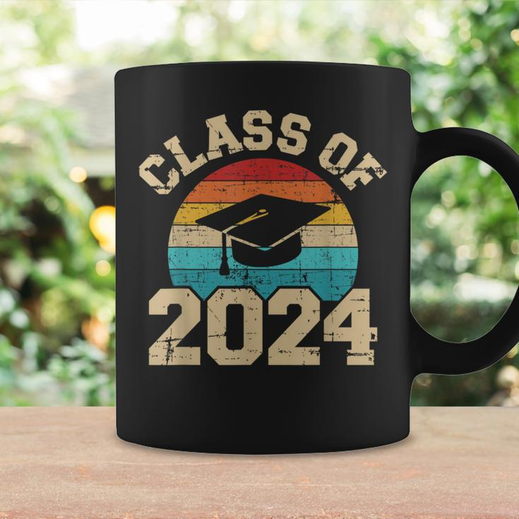 Class Of 2024 Graduation Hat Retro Coffee Mug Gifts ideas