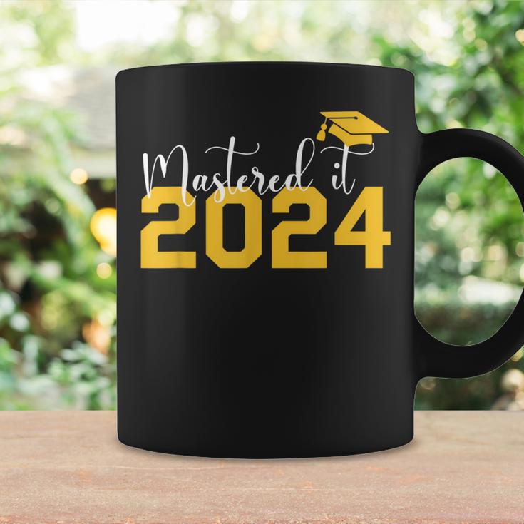 Class Of 2024 Mastered It College Masters Degree Graduation Coffee Mug Gifts ideas