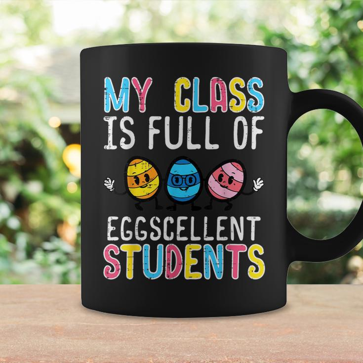 Class Full Eggcellent Students Cute Easter Teacher Men Coffee Mug Gifts ideas
